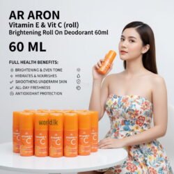 eefb5bbe14d6e623ed608b51b2d6a6b6.jpg AR Vitamin E & Vit C Brightening Whii-teniing Roll On Deodorant 60ml Made in Thailand