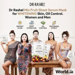 f00df09bd91f873822be61556d380f1c.jpg Dr Rashel Mix Fruit Sheet Mask with Serum Brightening and Whitreening mfsm Mask for Women and Men Deep Hydration and Moisturization