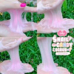 Jellys - Snail Candy -300g jscs 16 Balls Dead Skin Cells to Reveal Smooth Healthy WHITENING  Skin Scrub 300g made in THAILAND