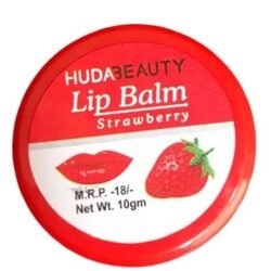 f213f6ebb1402c60f3aab8bdfc97e37c.jpg HUDA BEAUTY dryb Strawberry Lip Balm for Soft and Naturally Pink Lips SPF 30 lip Pigmentation for Dark Lips 10gm