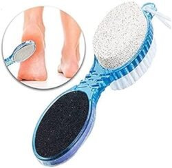 f2d608bfa00708fb3b33f92f489dd269.jpg 4 In 1 Foot Pedicure Brush, (4i1b) Pumice Stone, Scrubber & File for Soft Care Multi Use Manicure Paddle Brush Kit Tool, Cleanse and Buff, for Feet, Toes, Nails Cleaning, Bath Brush (Multicolor) 4 IN 1 BRUSH