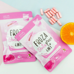 f5e938491d7a6c811d6b04faded93133.png 4 in 1 Acne Froza Glutta Pure WHITENING 60 Capsules Reduce Natural Dietary Supplement Product