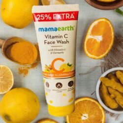 MAMAEARTH vbt- Vitamin C Face Wash with Vitamin C and Turmeric for Skin Illumination – 100ml