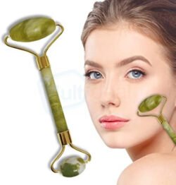 NATURAL REAL STONE Guasha Facial Jade ngfJ Roller Face and body Massage Tool